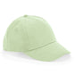 Junior Organic Cotton 5 Panel Cap - Pistachio