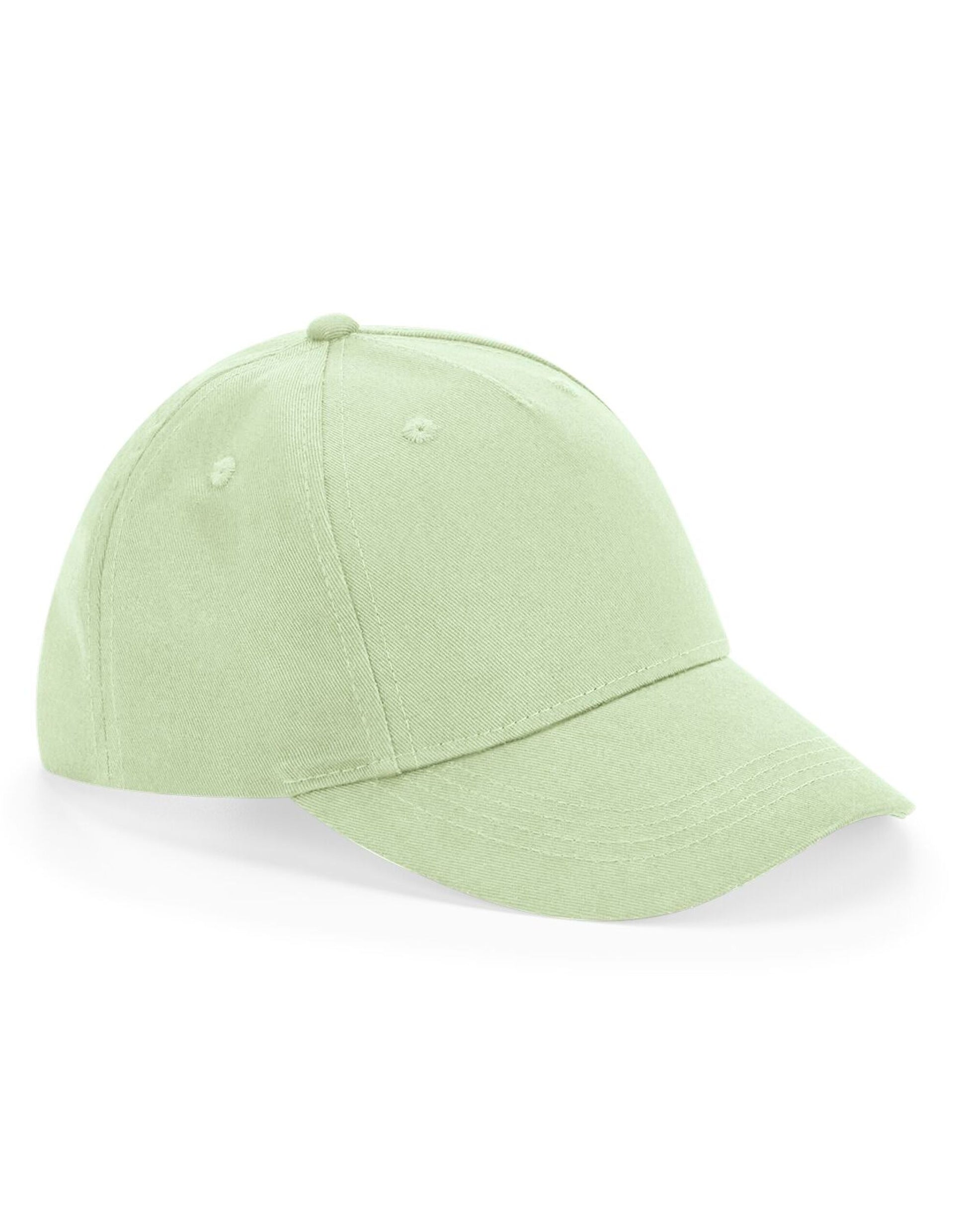 Junior Organic Cotton 5 Panel Cap - Pistachio