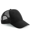 Recycled Urbanwear 6 Panel Snapback Trucker - Black