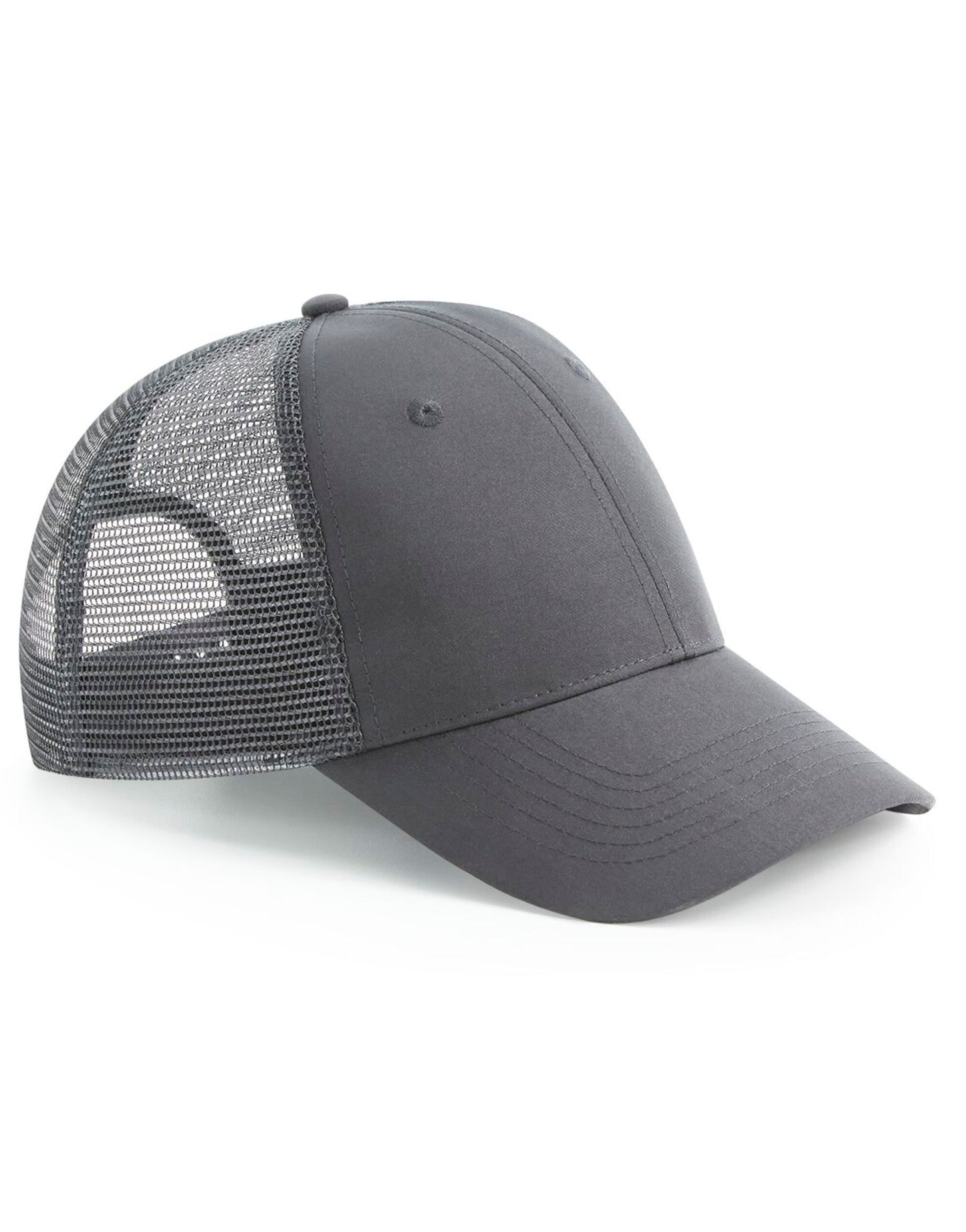 Recycled Urbanwear 6 Panel Snapback Trucker - Graphite Grey