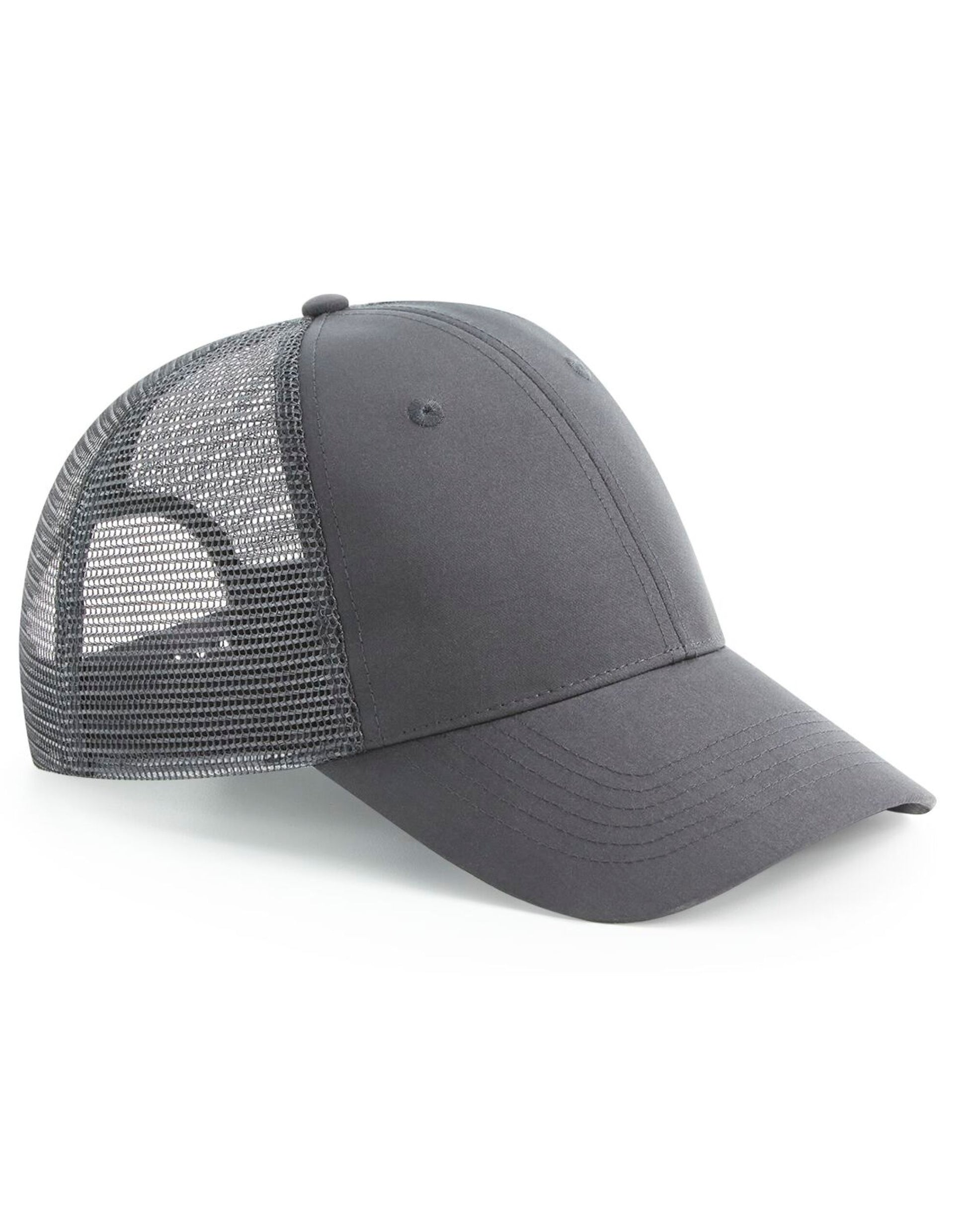 Recycled Urbanwear 6 Panel Snapback Trucker - Graphite Grey