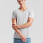Men's Iconic 150 V-Neck T - Heather Grey