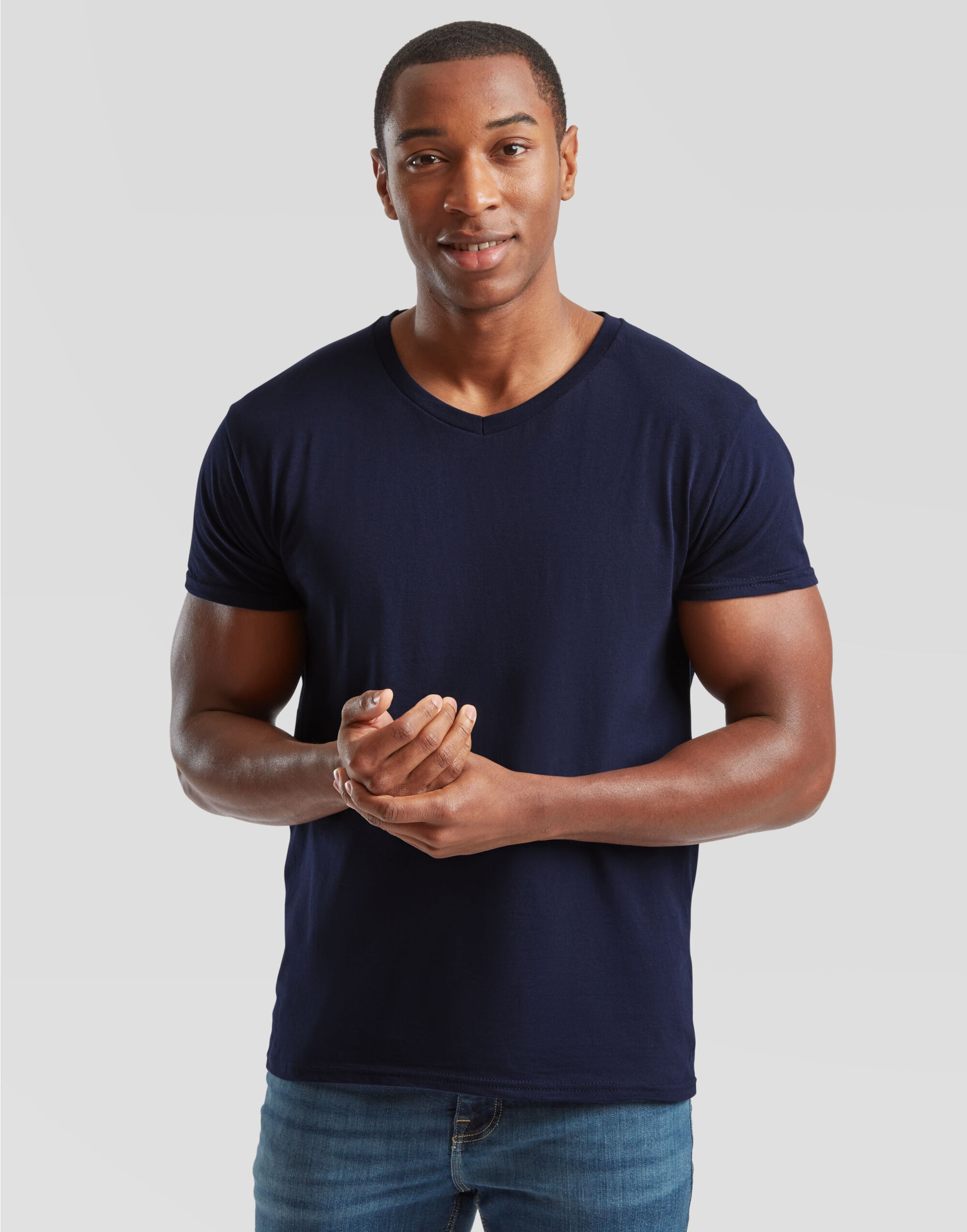 Men's Iconic 150 V-Neck T - Deep Navy