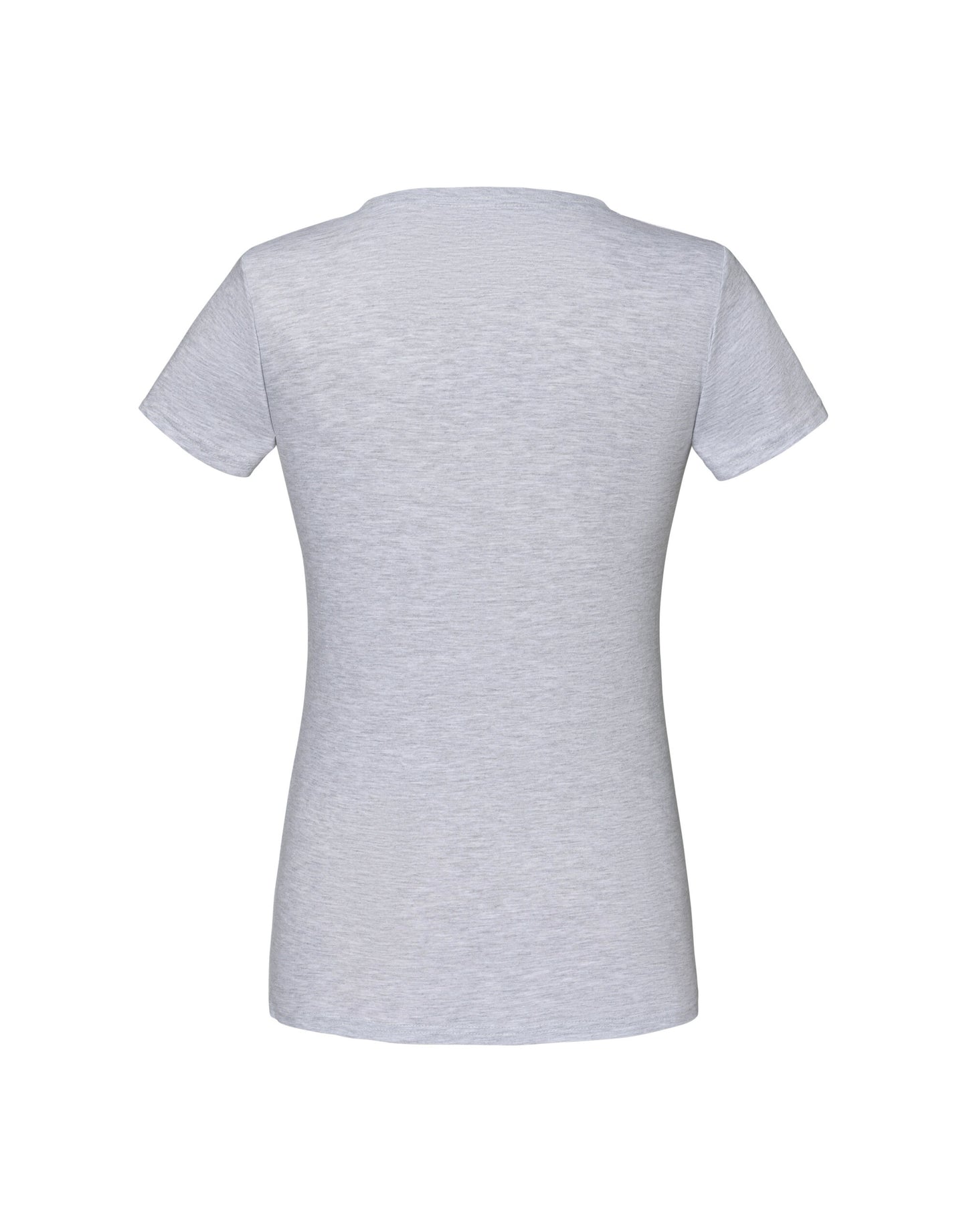 Ladies' Iconic 150 V-Neck T - Heather Grey