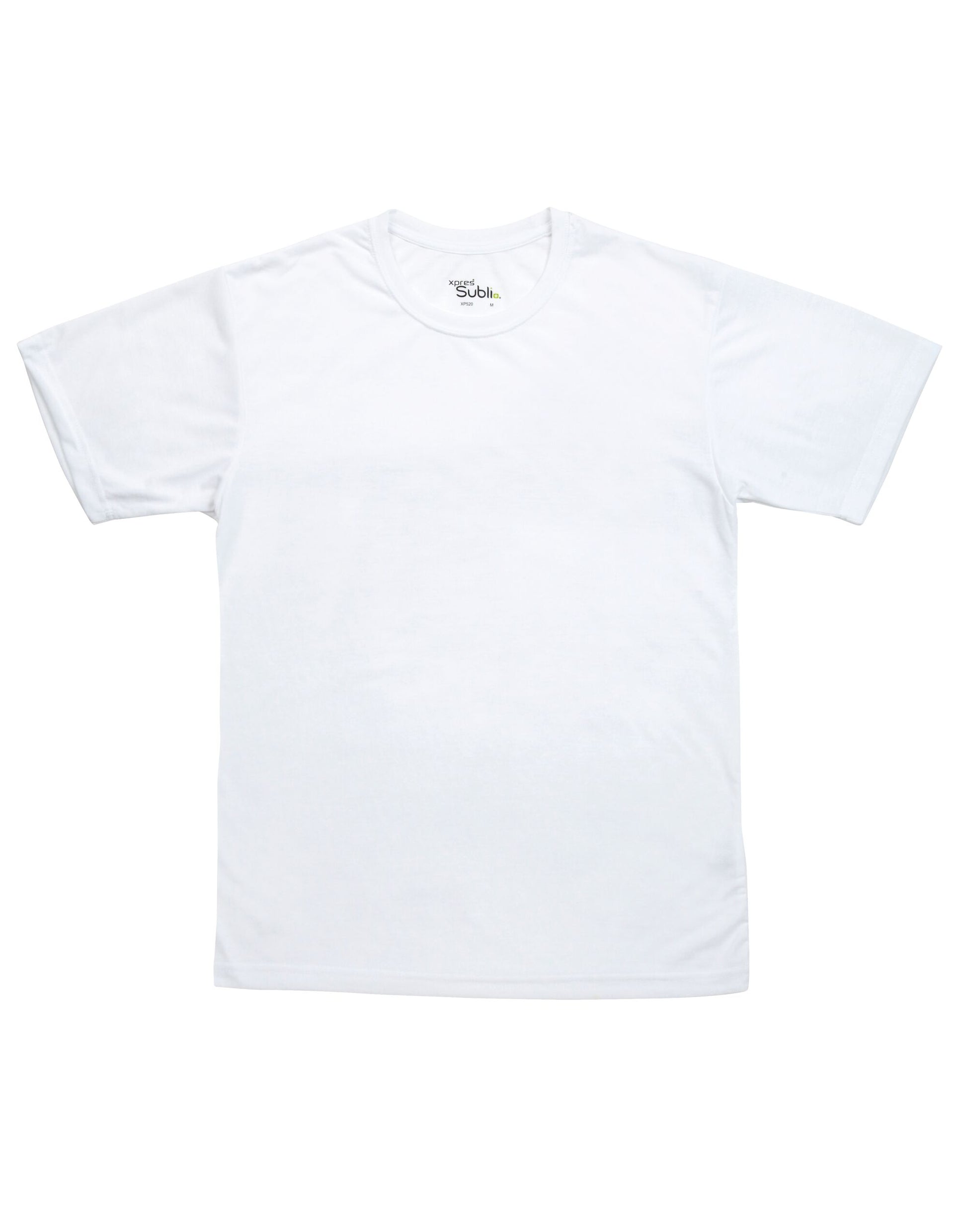 Subli Plus® T-Shirt with Removable Label - White