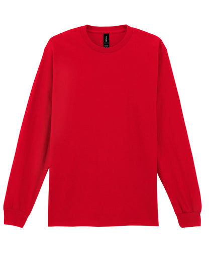 Ultra Cotton™ Adult Long Sleeve T-Shirt - Red