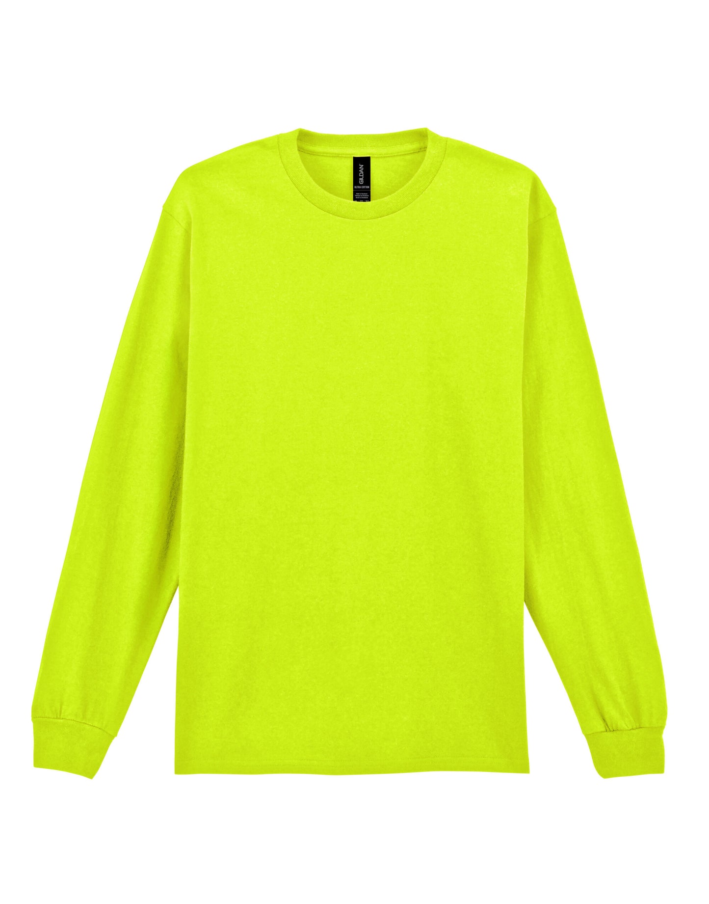 Ultra Cotton™ Adult Long Sleeve T-Shirt - Safety Green