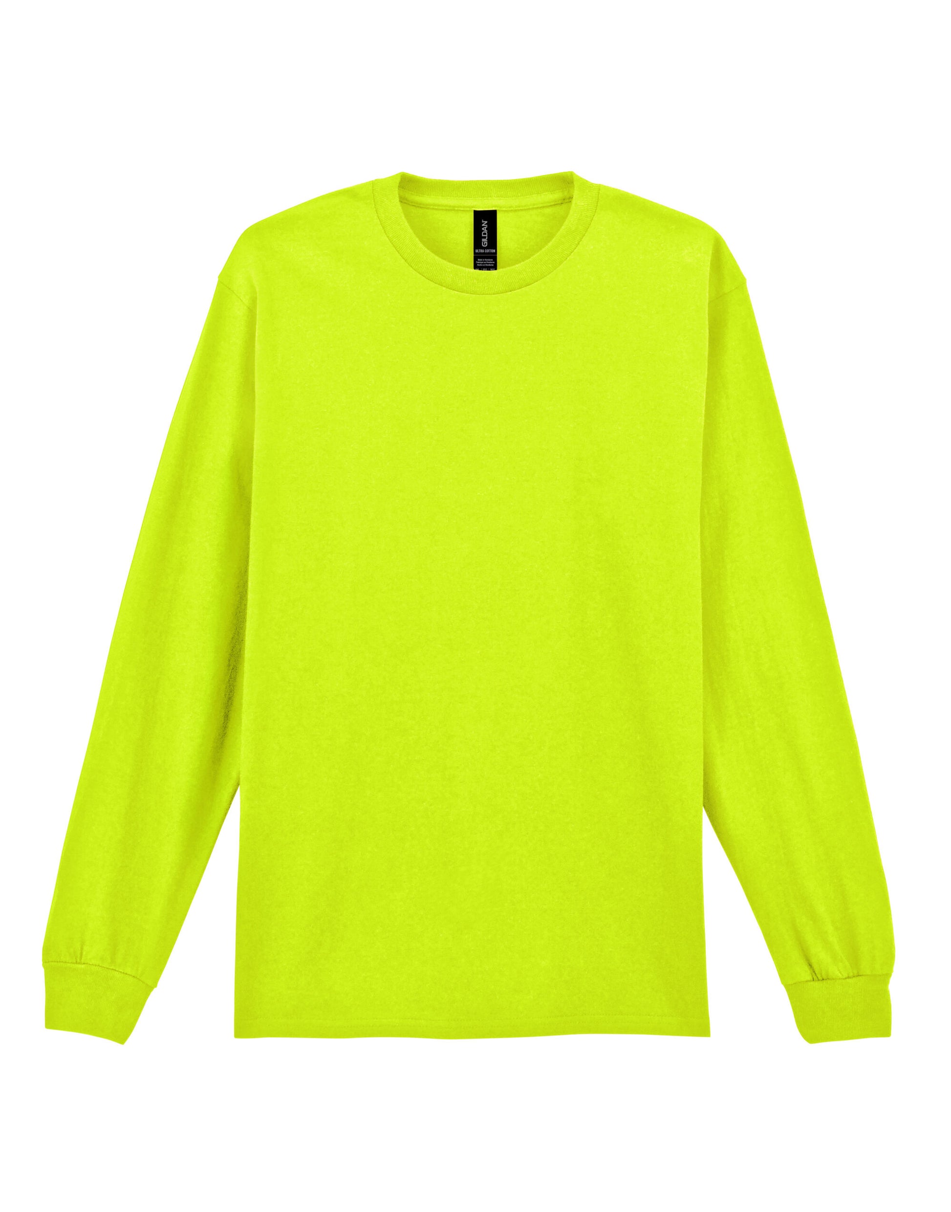 Ultra Cotton™ Adult Long Sleeve T-Shirt - Safety Green