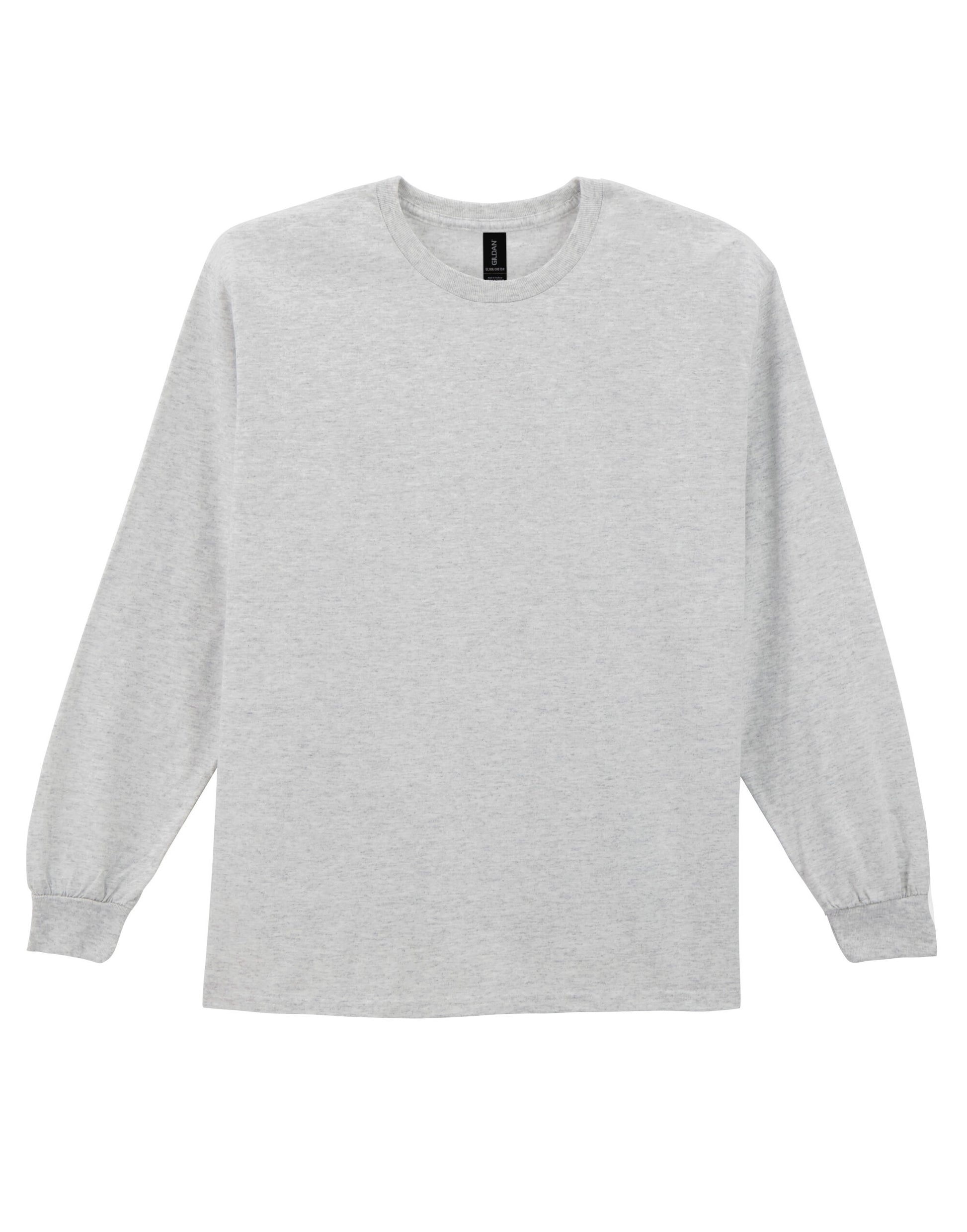 Ultra Cotton™ Adult Long Sleeve T-Shirt - Ash Grey
