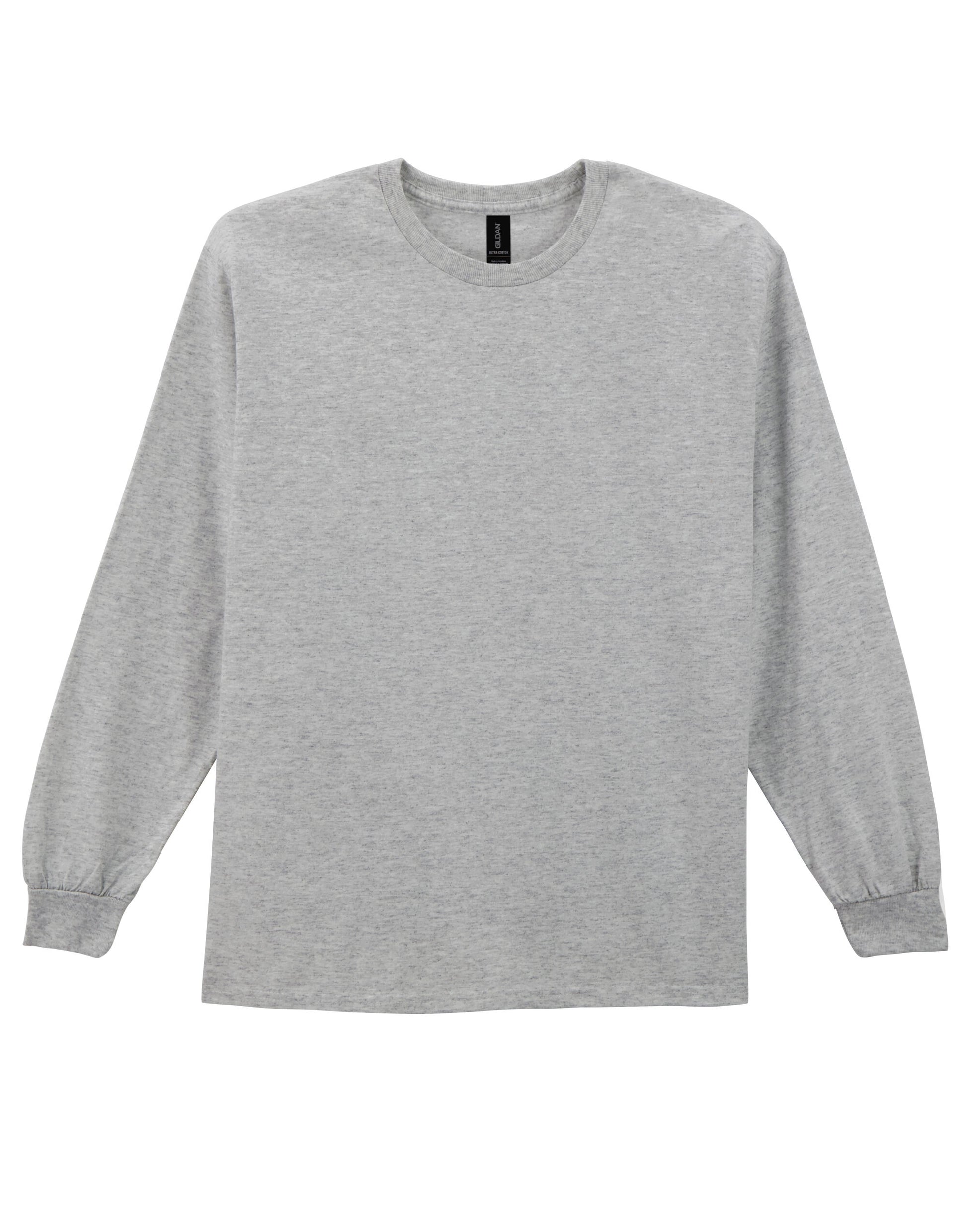 Ultra Cotton™ Adult Long Sleeve T-Shirt - Sport Grey