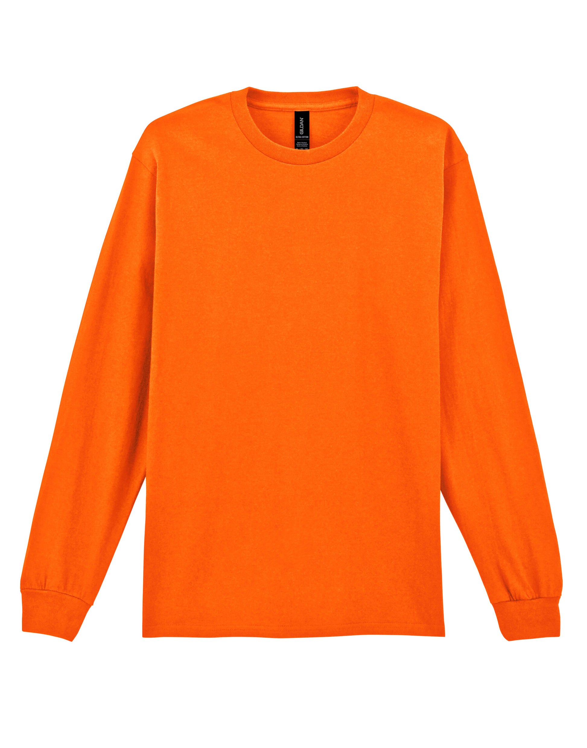 Ultra Cotton™ Adult Long Sleeve T-Shirt - Safety Orange