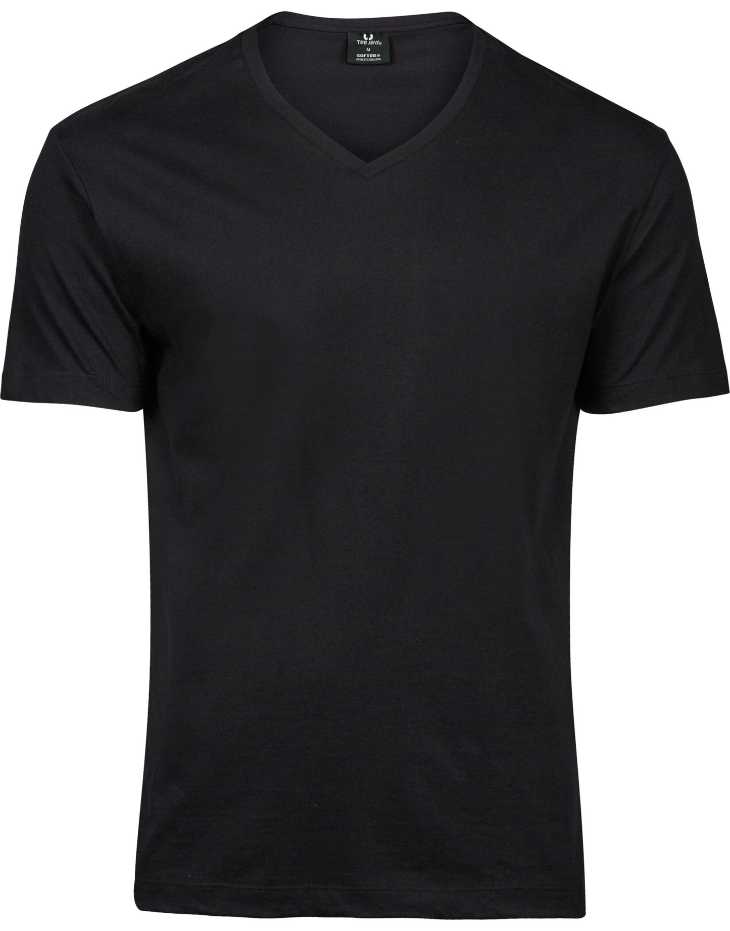 Men's Fashion V-Neck Sof-Tee - Black