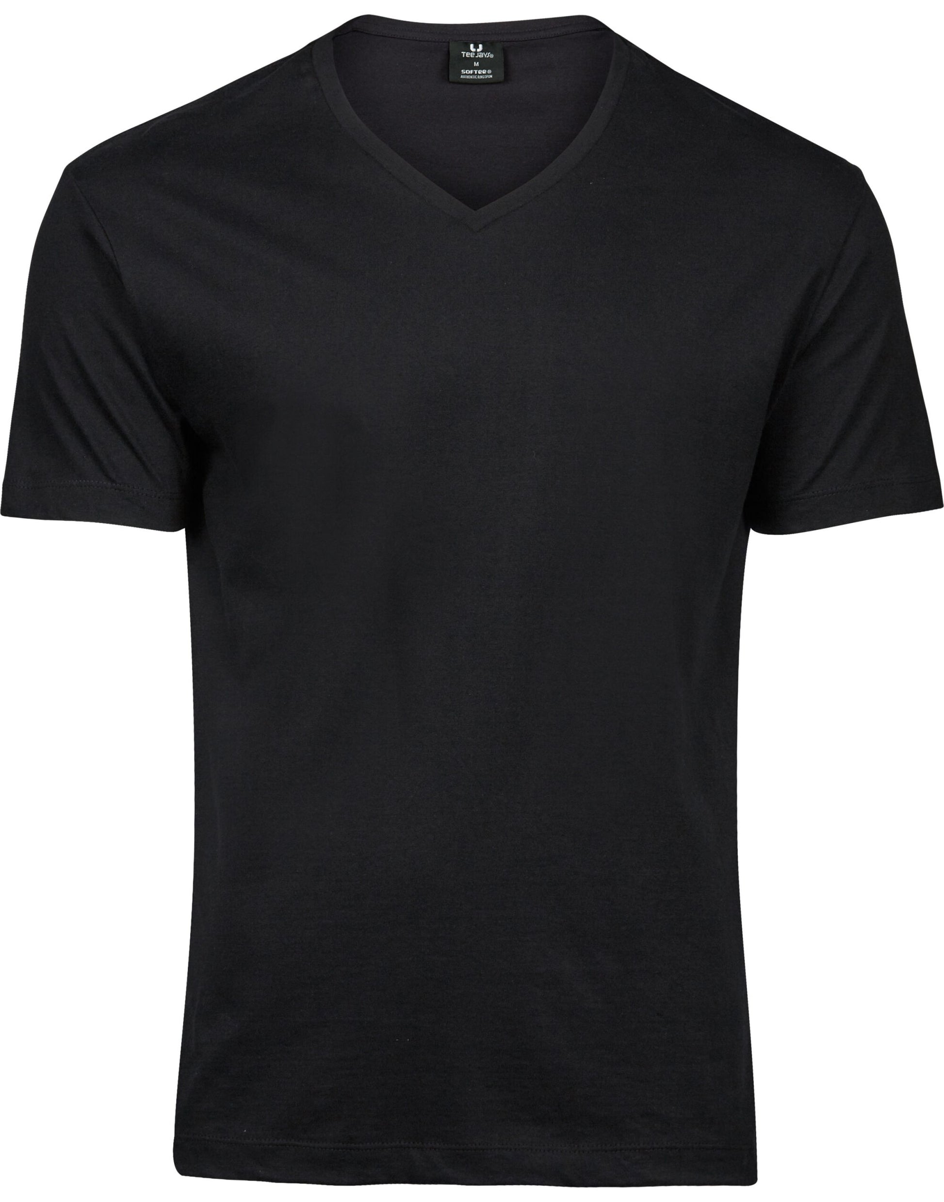 Men's Fashion V-Neck Sof-Tee - Black
