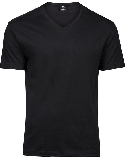 Men's Fashion V-Neck Sof-Tee - Black