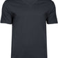 Men's Fashion V-Neck Sof-Tee - Dark Grey