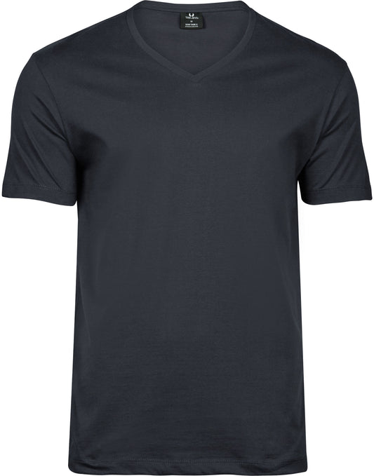 Men's Fashion V-Neck Sof-Tee - Dark Grey