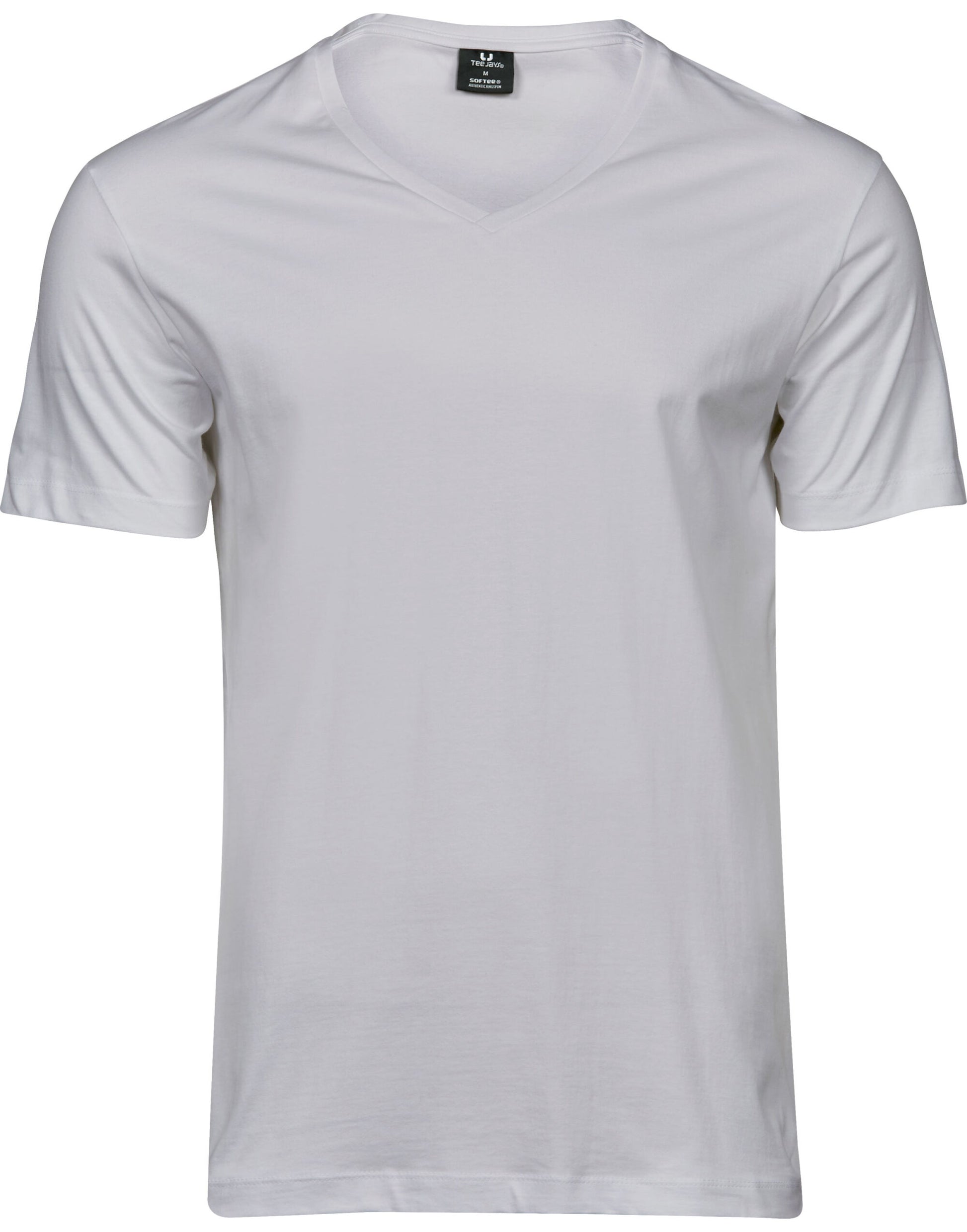 Men's Fashion V-Neck Sof-Tee - White