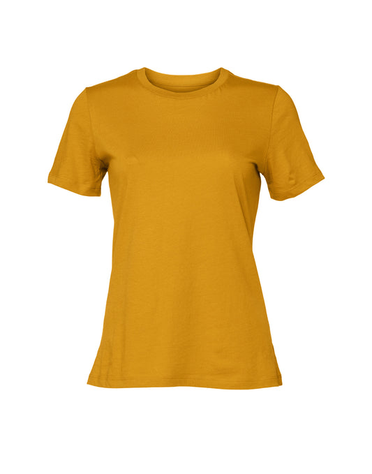 Women's Relaxed Jersey Short Sleeve Tee - Mustard