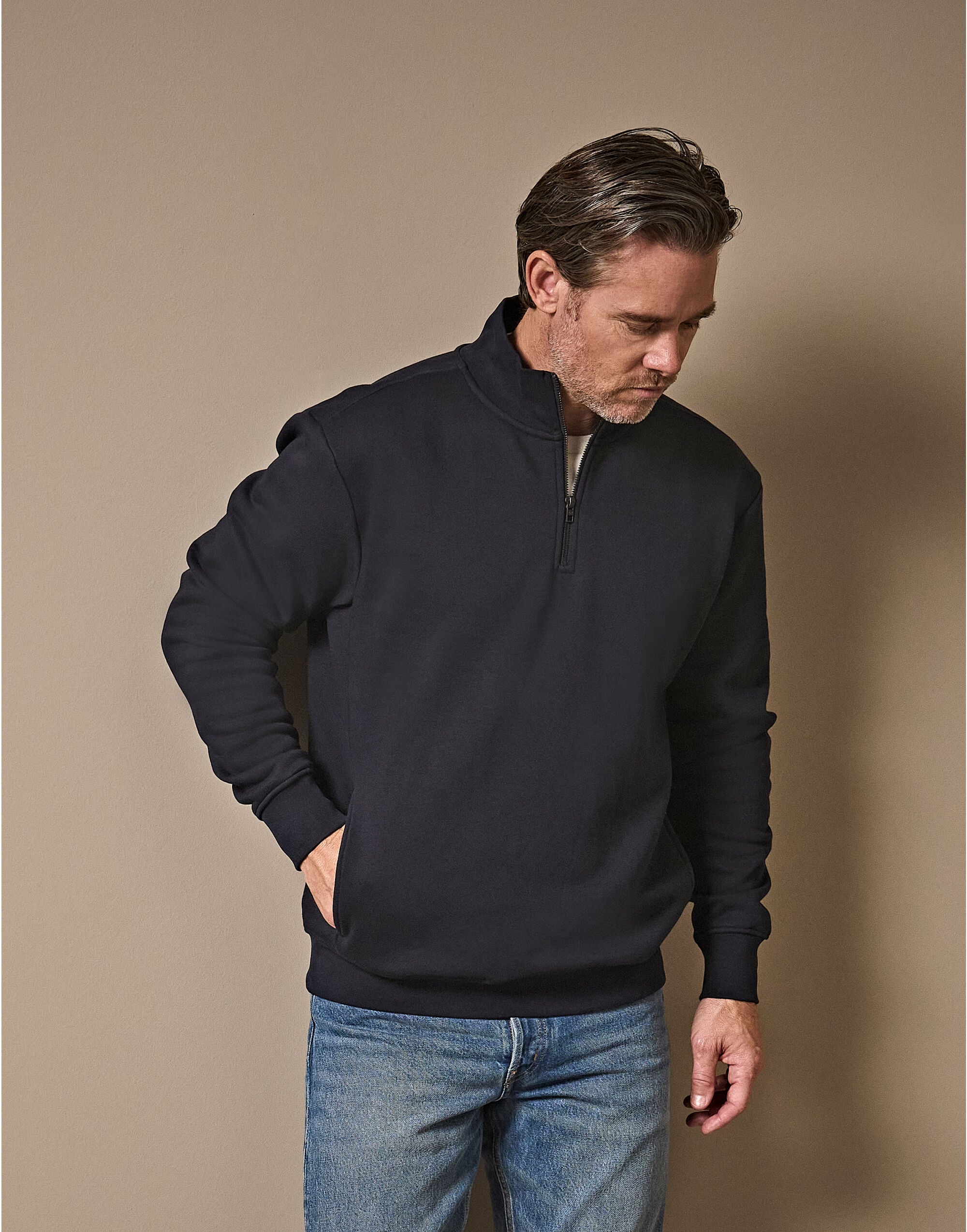 Half Zip Sweatshirt