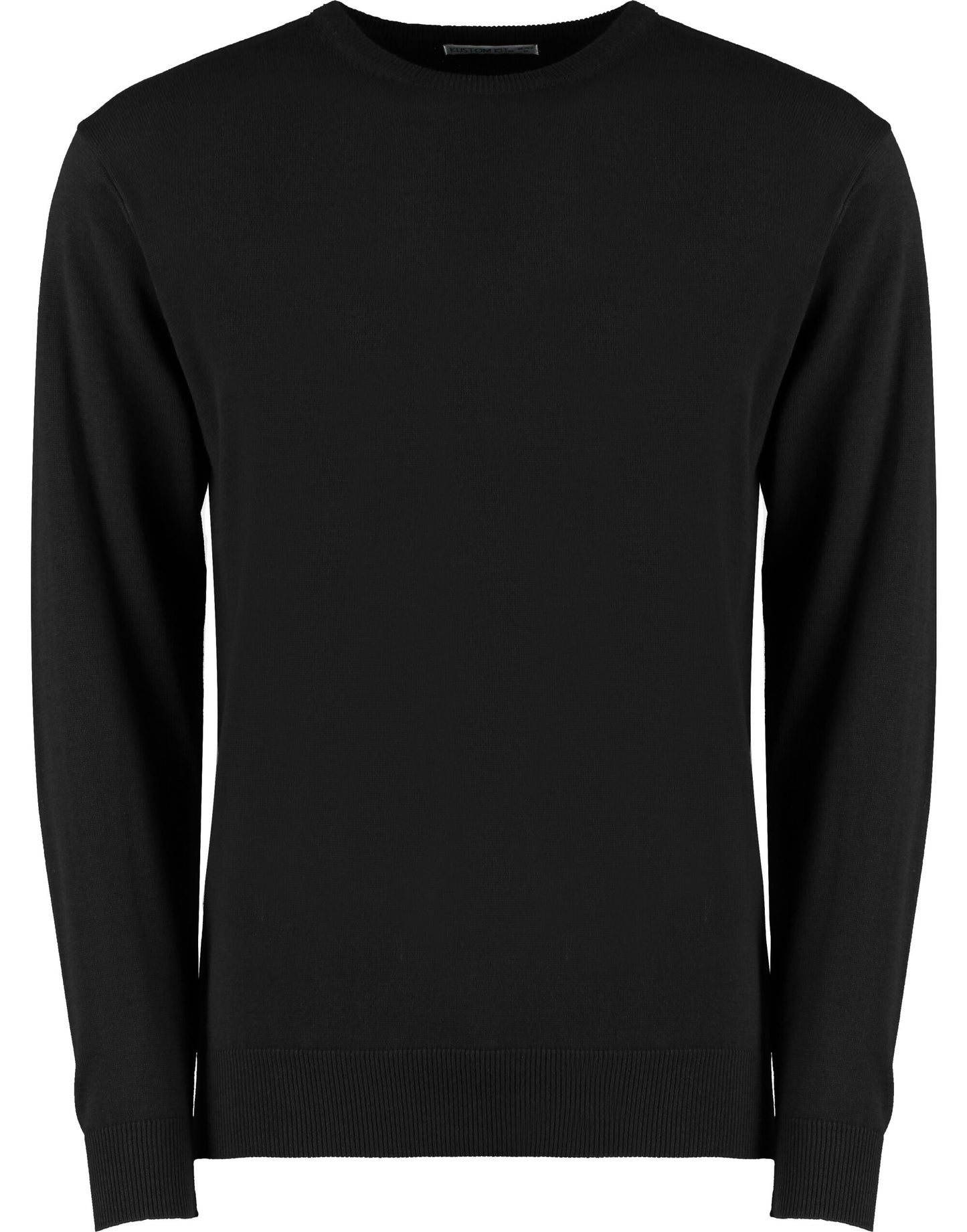 Regular Fit Arundel Crew Neck Sweater - Black