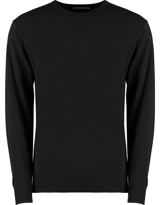 Regular Fit Arundel Crew Neck Sweater - Black