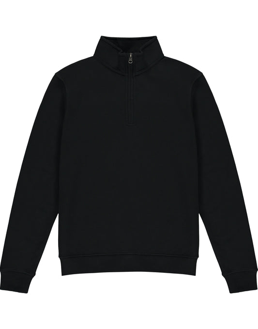 Men's 1/4 Zip Sweatshirt - Black