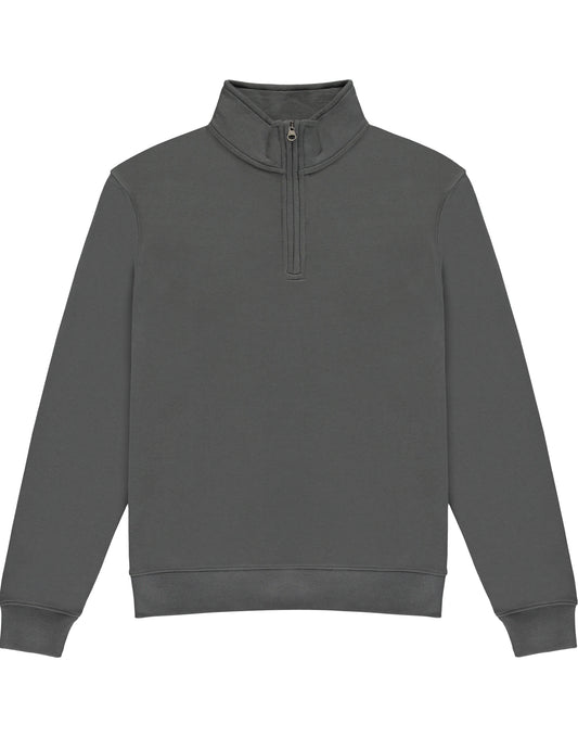 Men's 1/4 Zip Sweatshirt - Dark Grey