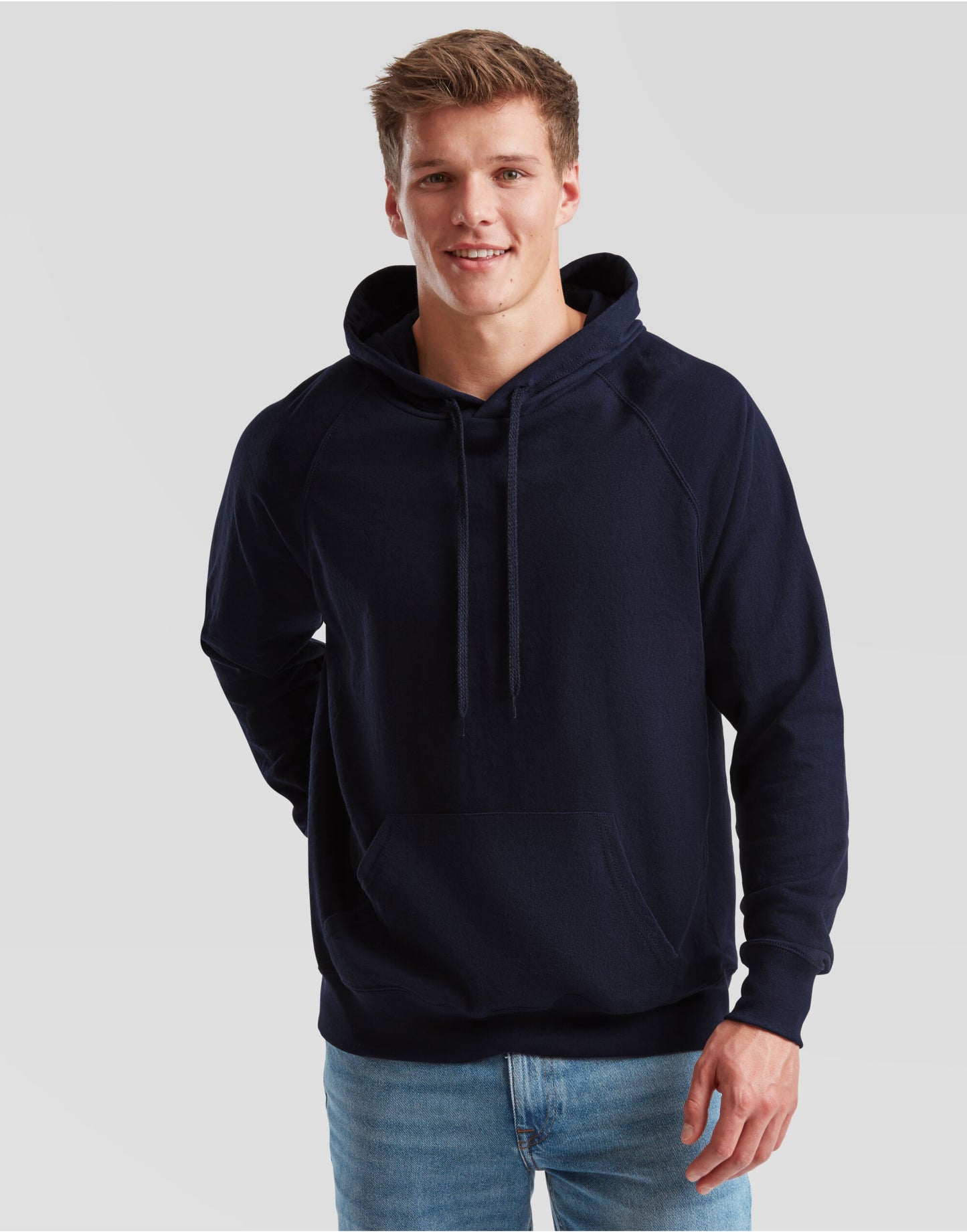 Men's Lightweight Hooded Sweat - Deep Navy