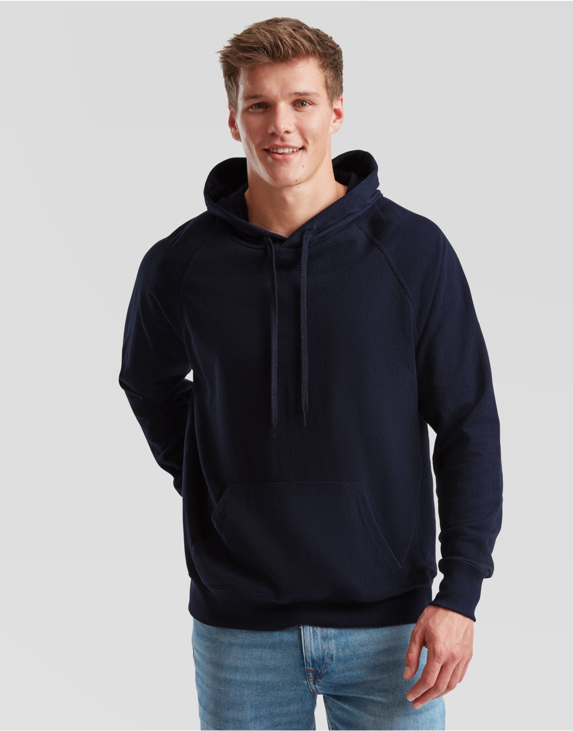 Men's Lightweight Hooded Sweat - Deep Navy