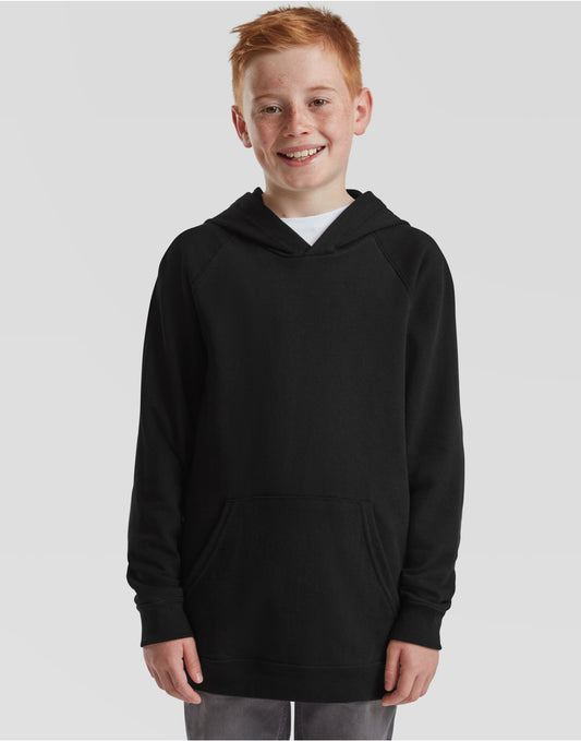 Kid's Lightweight Hooded Sweat - Black