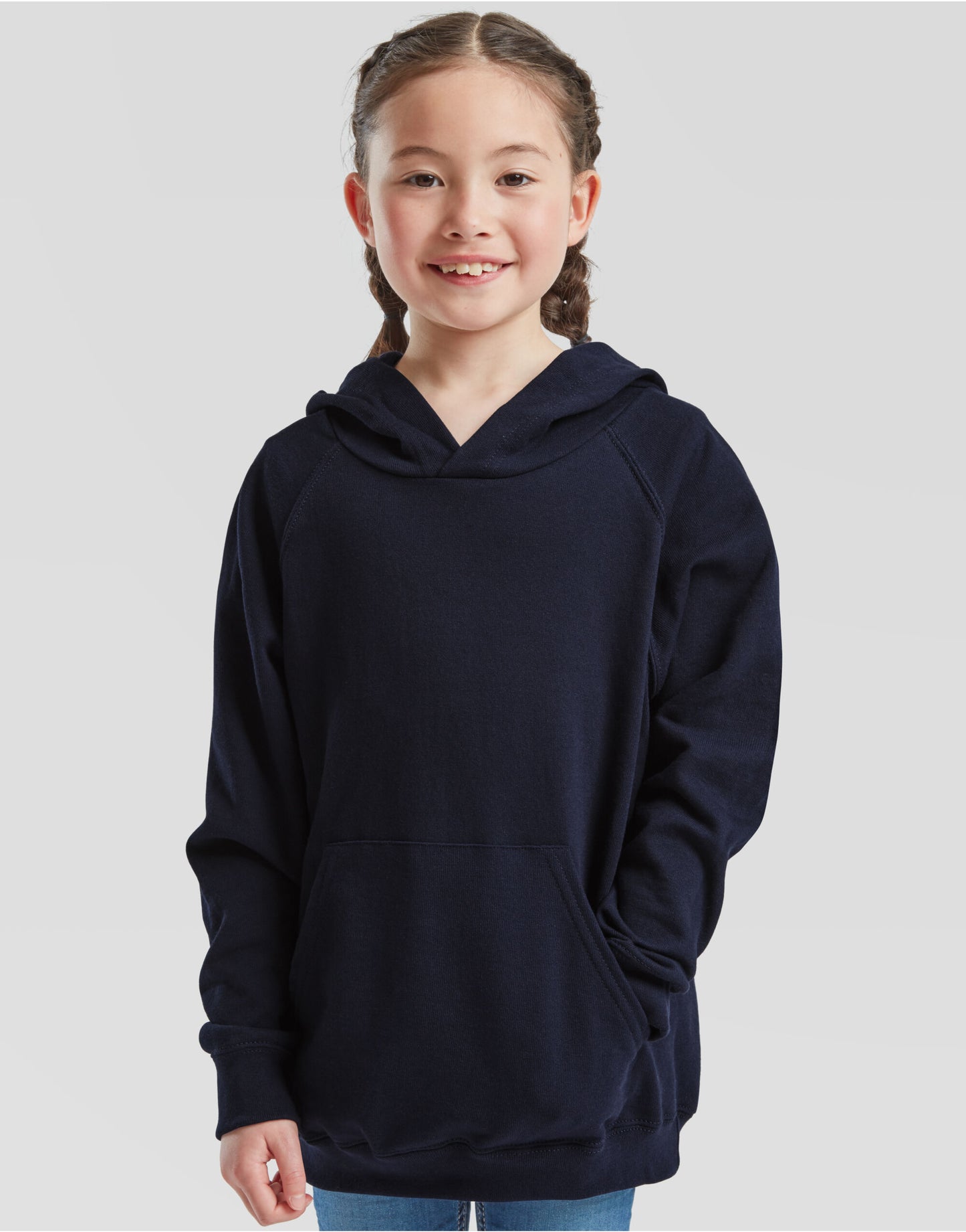 Kid's Lightweight Hooded Sweat - Deep Navy
