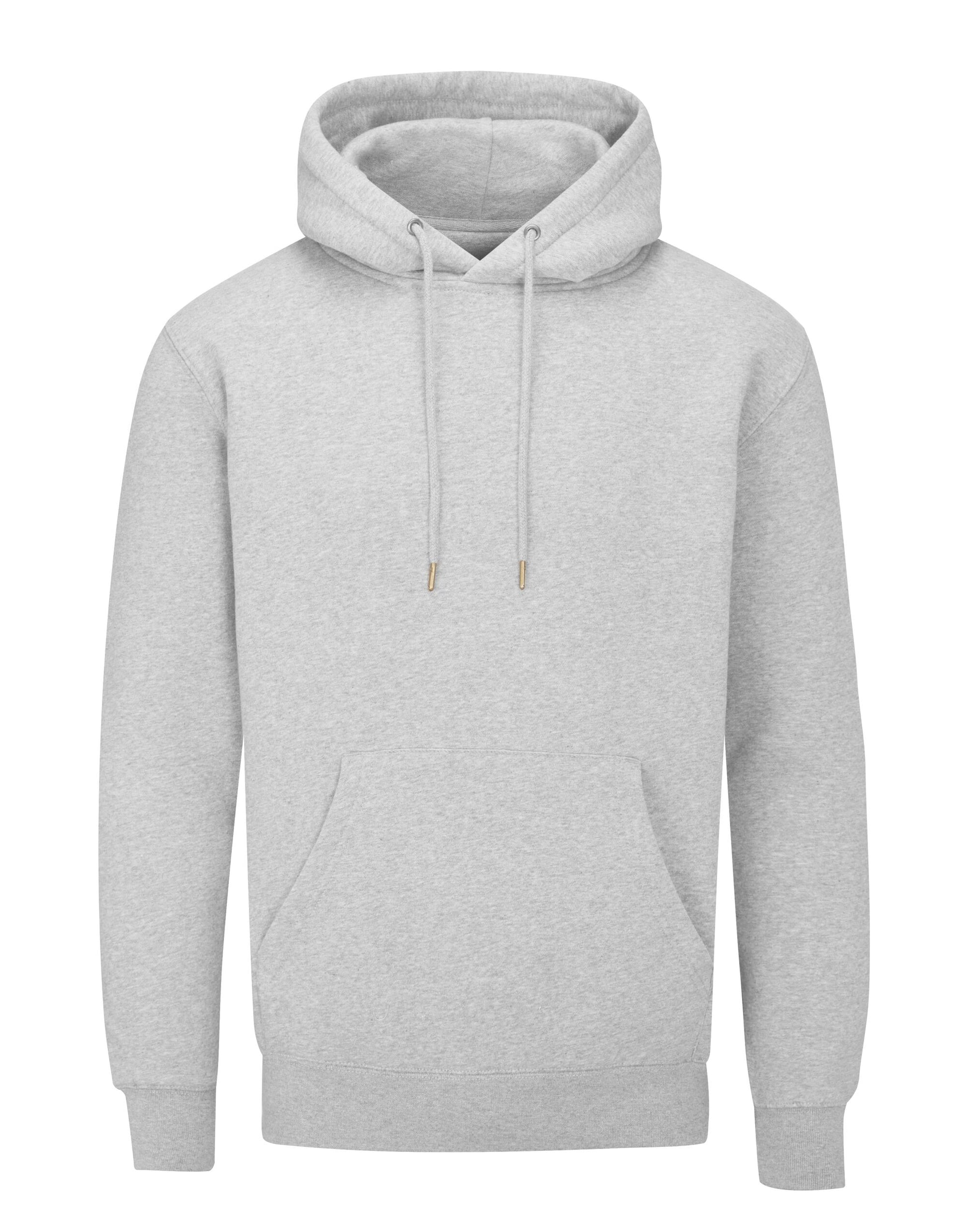Essential Organic Hoodie - Heather Grey Melange