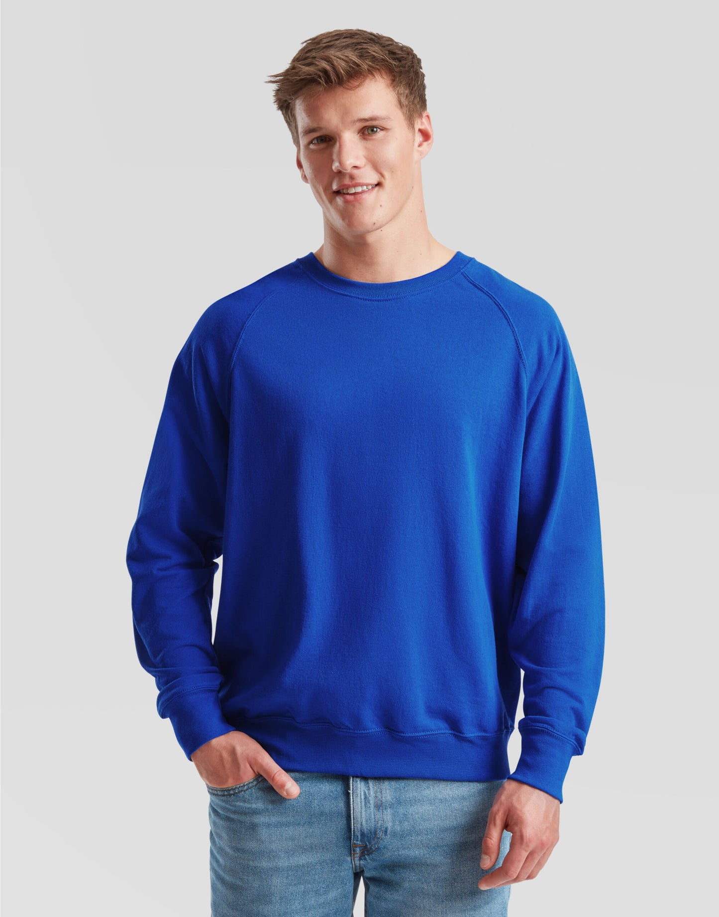 Men's Lightweight Raglan Sweat - Royal