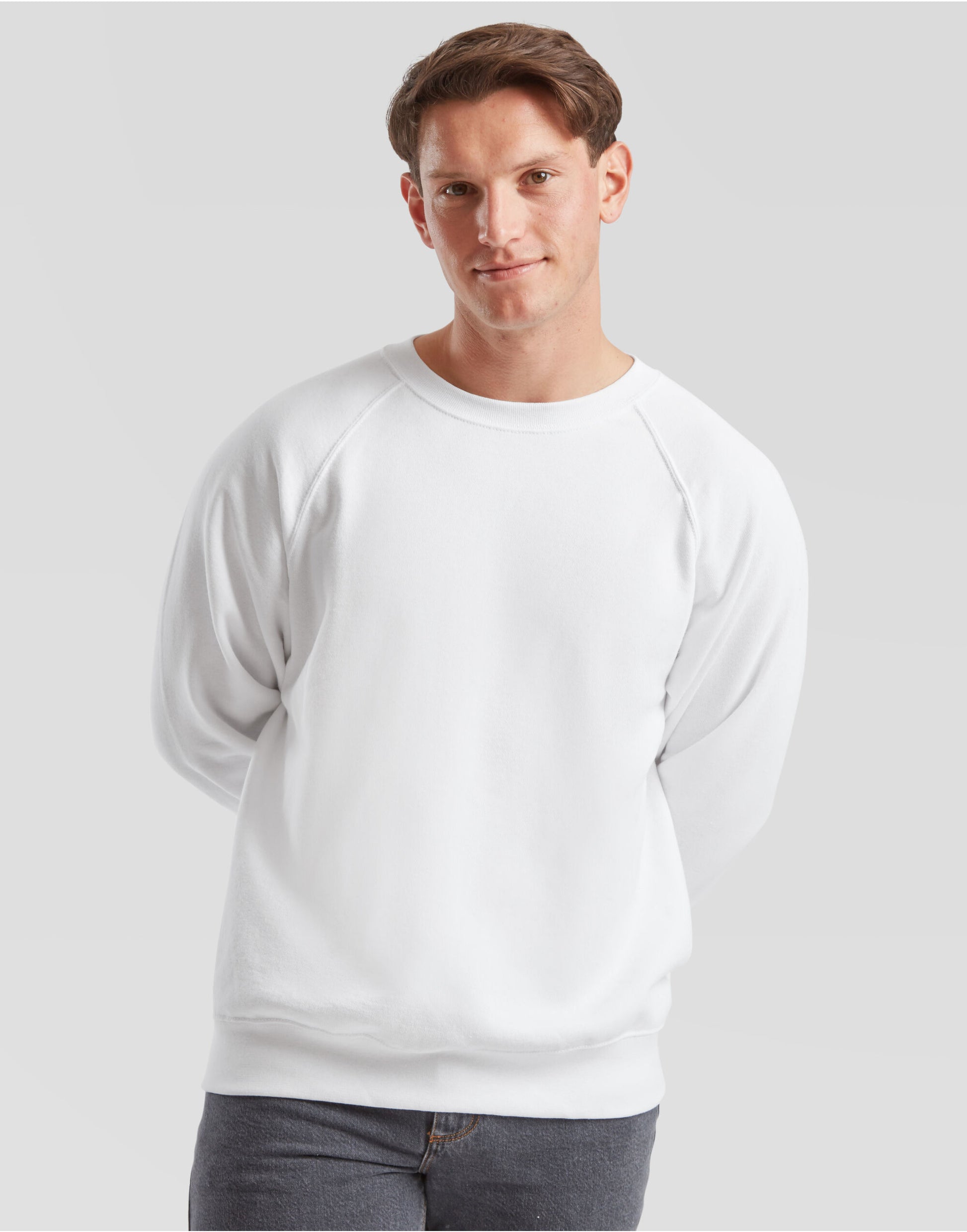 Men's Classic Raglan Sweat - White