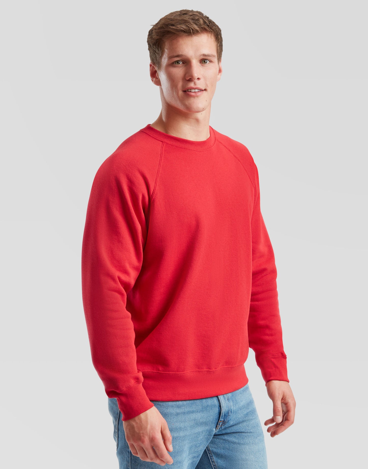 Men's Classic Raglan Sweat - Red