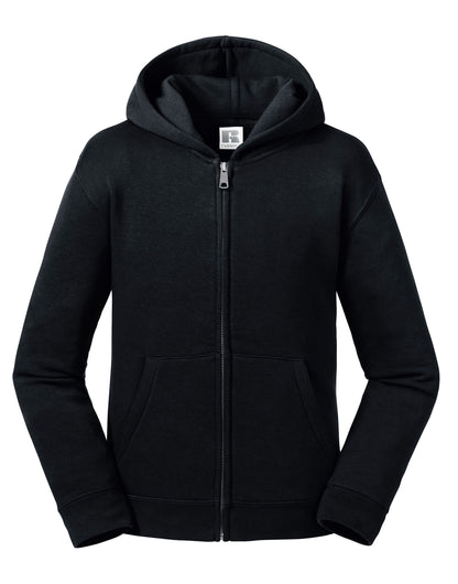 Kids Authentic Zip Hood Sweat - Black