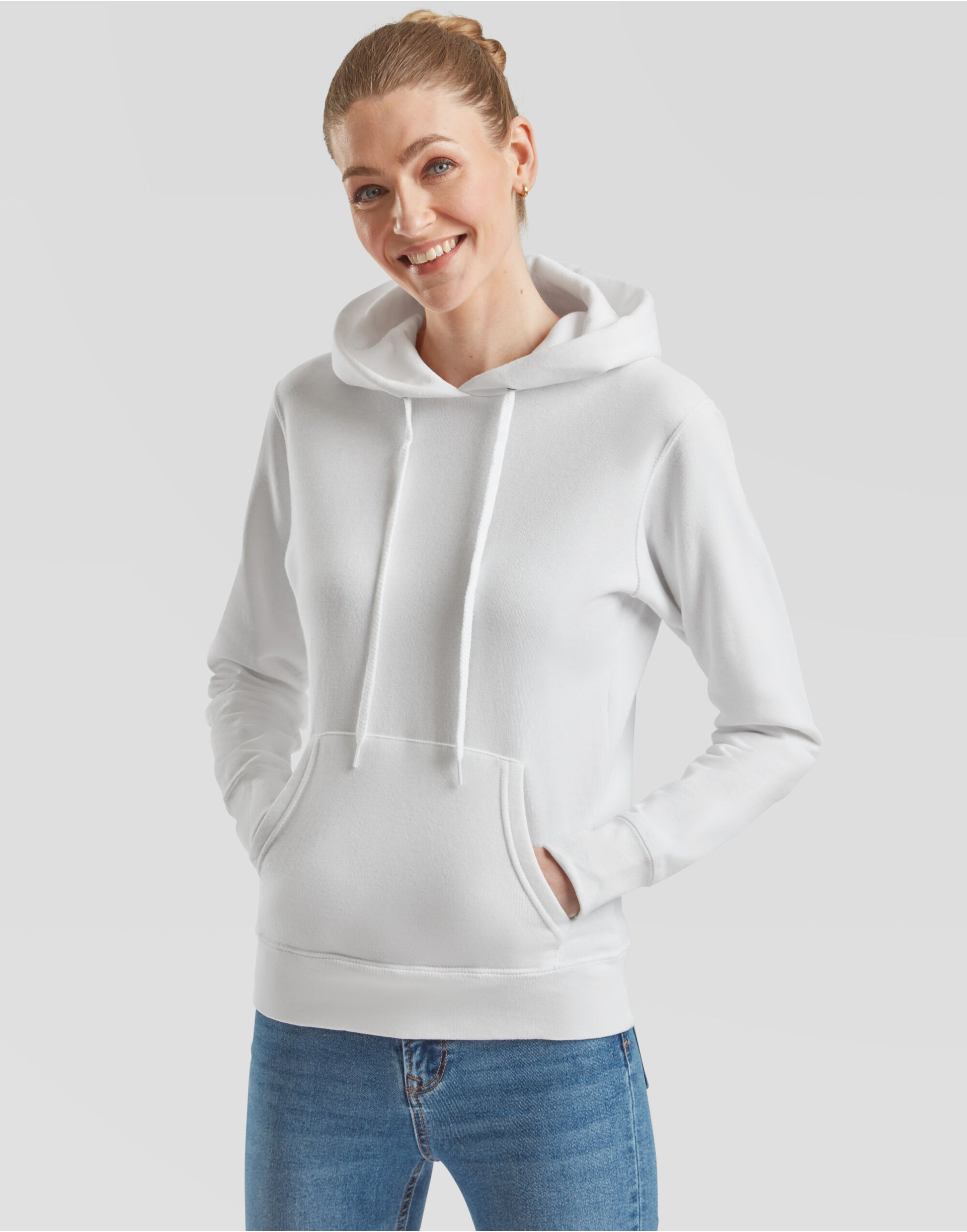 Ladies' Classic Hooded Sweat - White