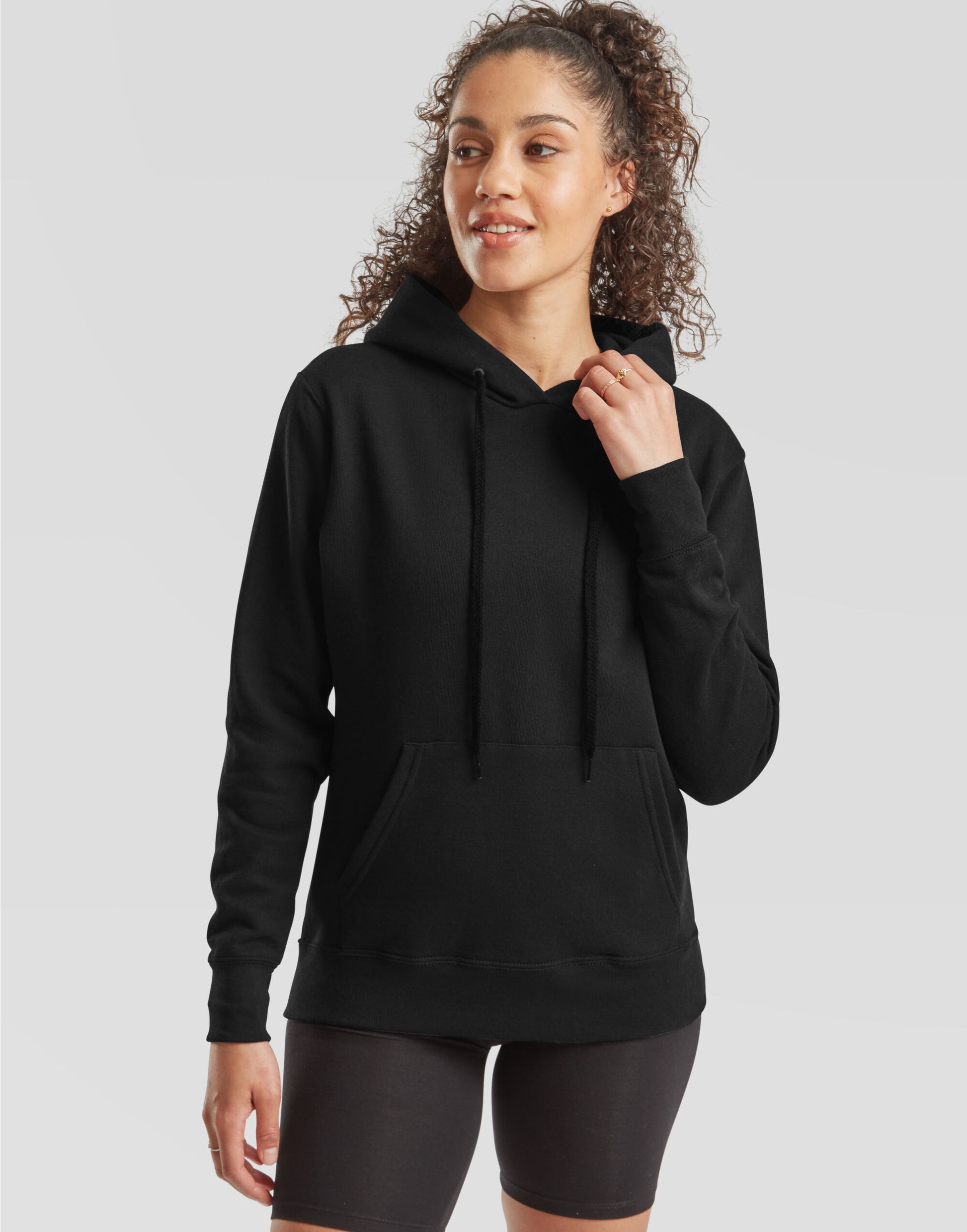 Ladies' Classic Hooded Sweat - Black