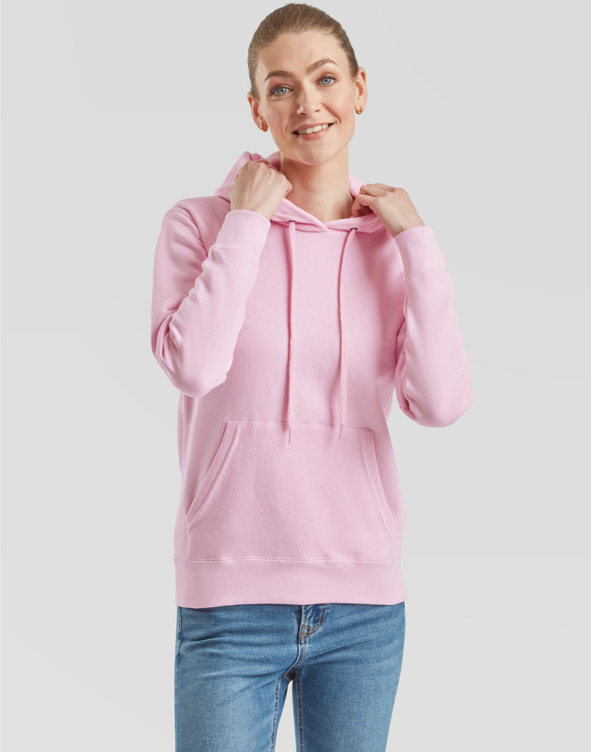 Ladies' Classic Hooded Sweat - Light Pink