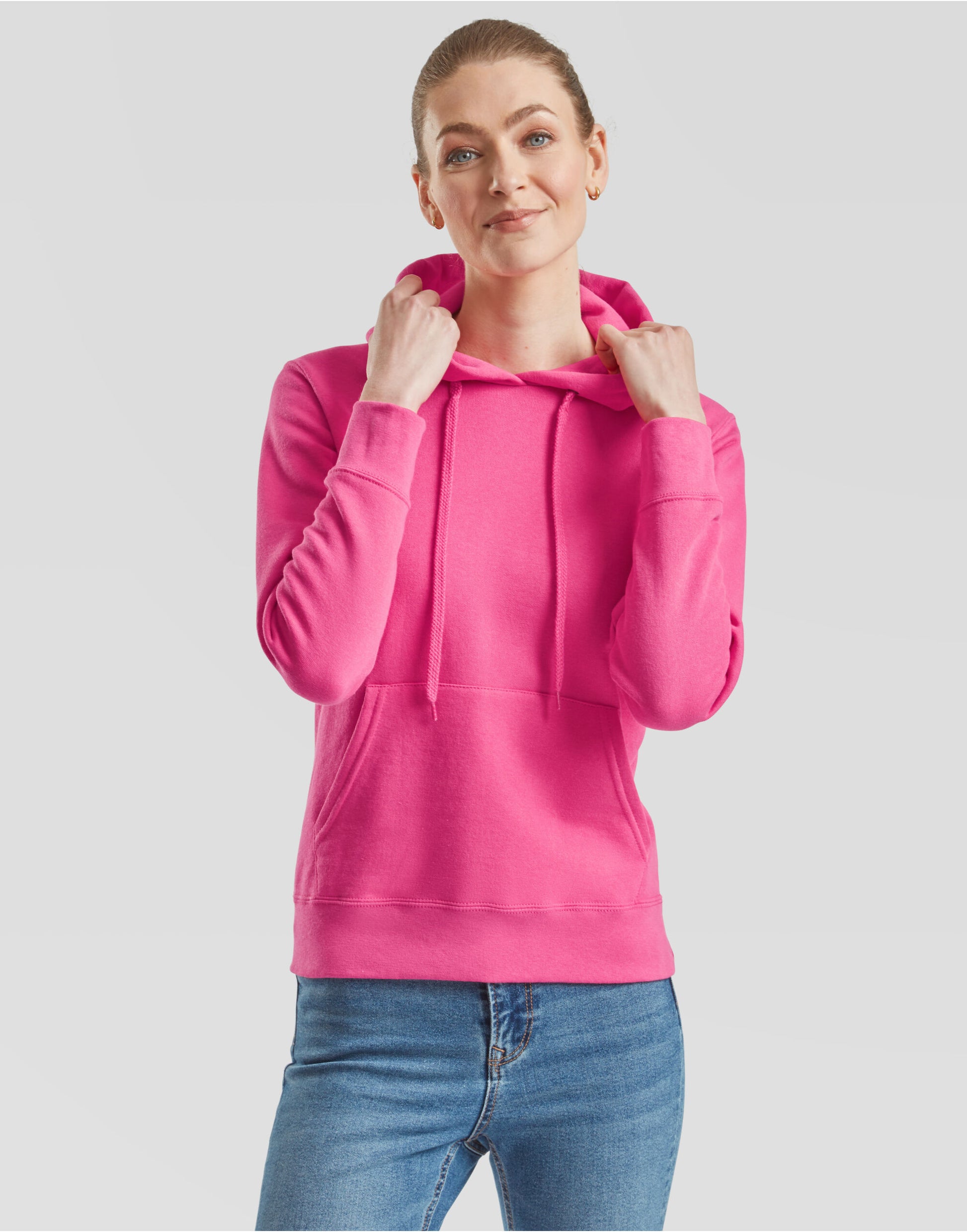 Ladies' Classic Hooded Sweat - Fuchsia