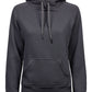 Ladies' Hooded Sweatshirt - Dark Grey