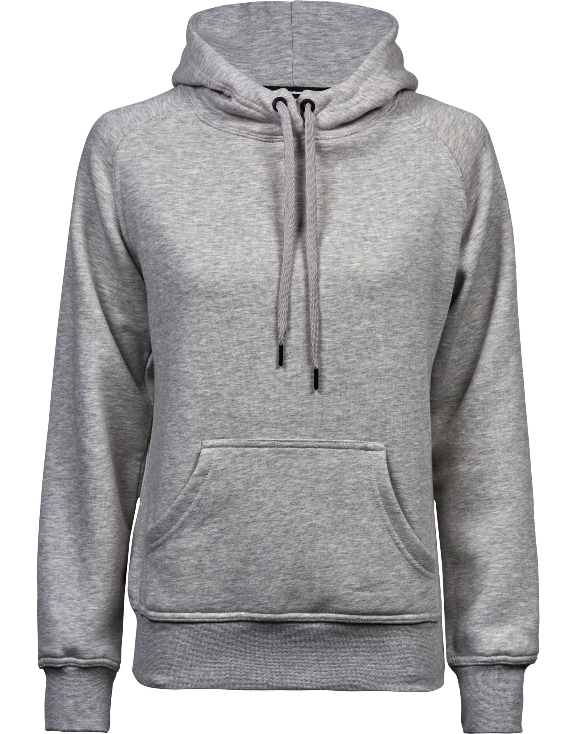 Ladies' Hooded Sweatshirt - Heather Grey