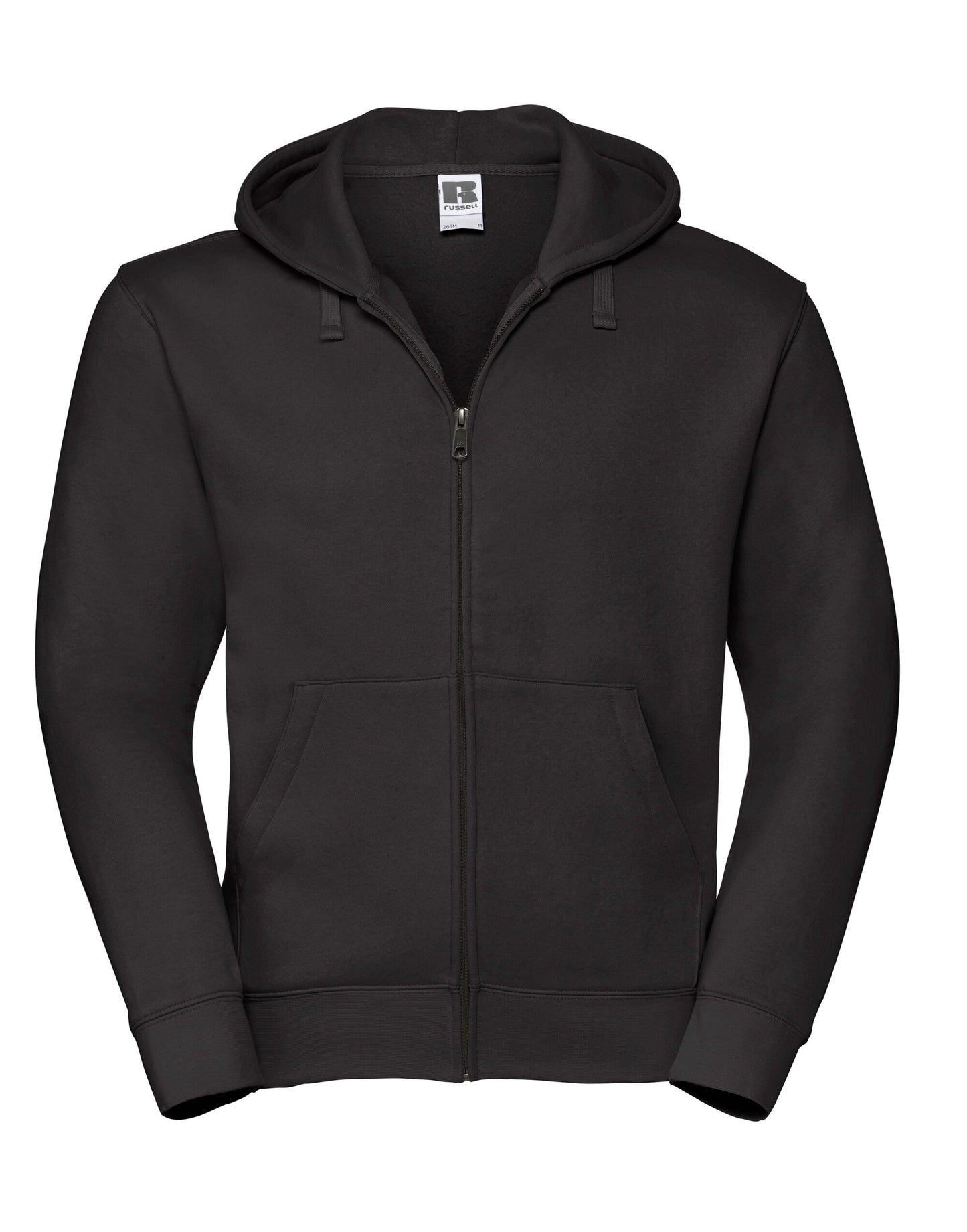 Men's Authentic Zipped Hood Jacket - Black