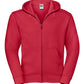 Men's Authentic Zipped Hood Jacket - Classic Red