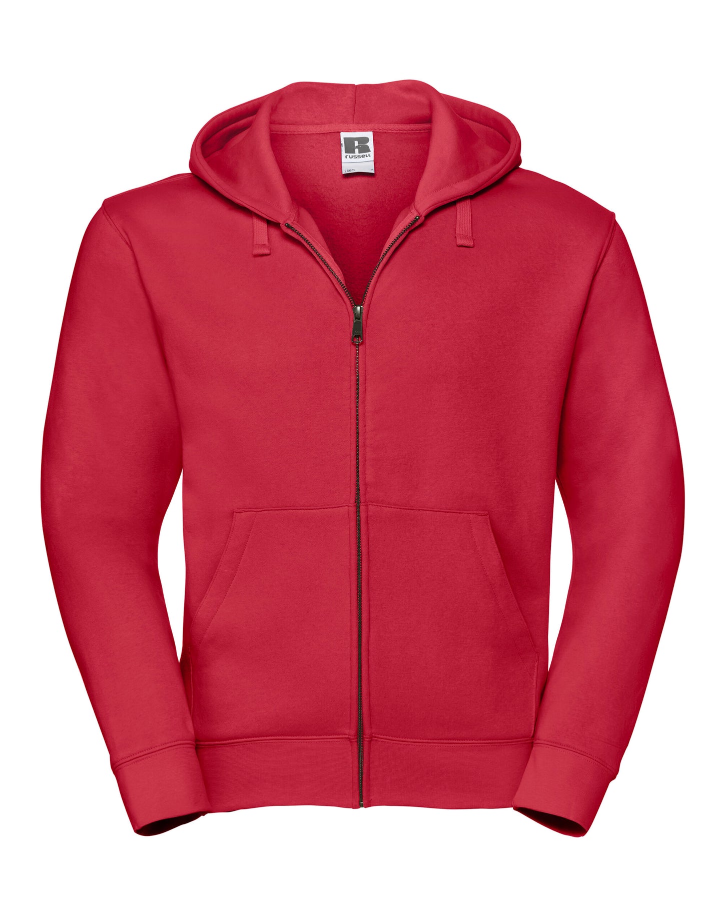 Men's Authentic Zipped Hood Jacket - Classic Red