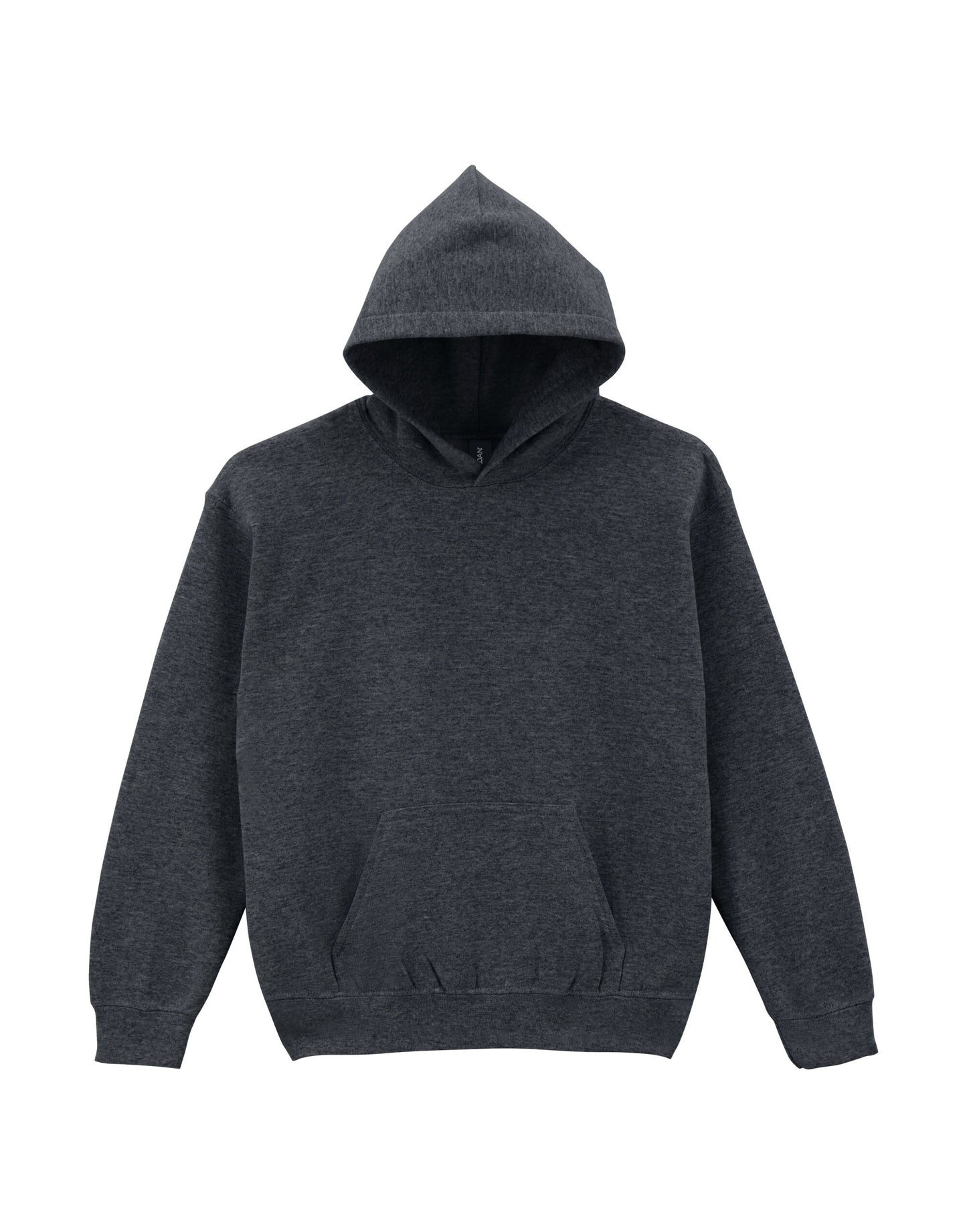 Heavy Blend™ Youth Hooded Sweatshirt - Fan Charcoal Heather