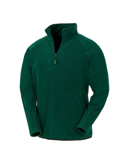 Recycled Unisex Microfleece Top - Forest Green