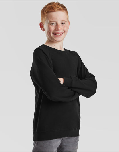 Kid's Classic Raglan Sweat - Black