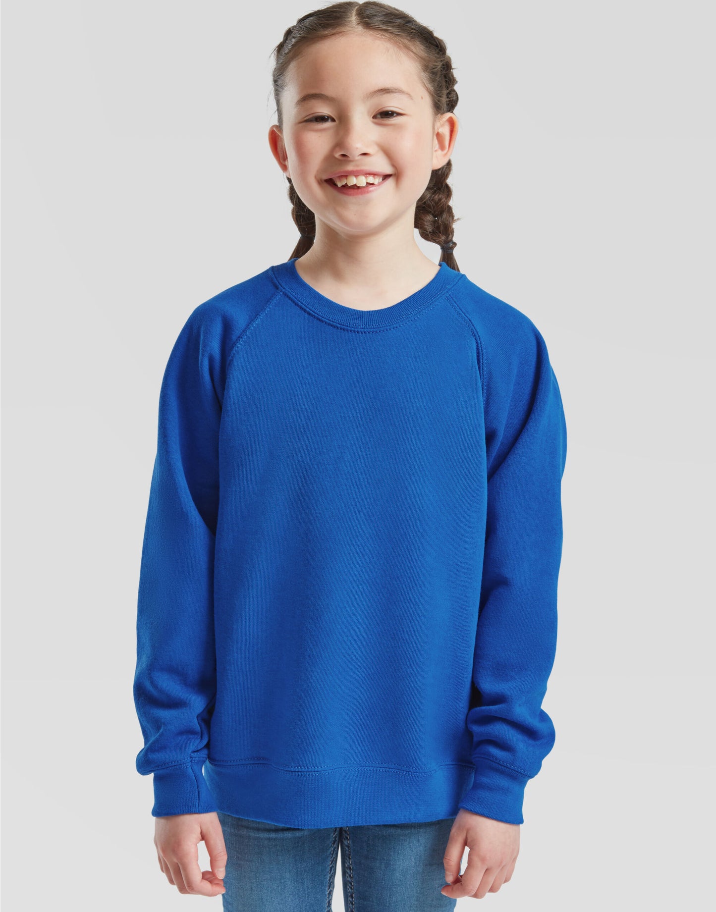 Kid's Classic Raglan Sweat - Royal