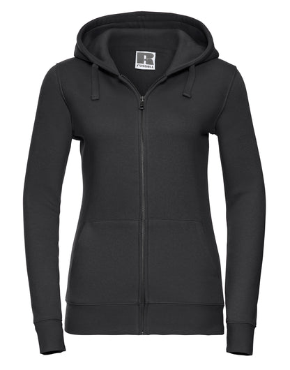 Ladies' Authentic Zipped Hood Jacket - Black